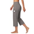 thumbnail image 5 of Women's Yoga Pants Workout Leggings Flare Casual Lounge Pants with Pockets High Waist and Tummy Control, M, 5 of 6