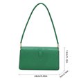 thumbnail image 2 of Bolso de mano para mujer, diseño de cocodrilo, Bolso de hombro de cuero PU, embrague (verde oliva), 2 of 5