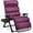 Amethyst Purple, variant on Wubio Oversized Zero Gravity Chair, Folding Outdoor Patio Recliner, XL Anti Gravity Lounger w/Removable Cushion, Cup Holder, Side Tray, 350lb Capacity - Onyx Black