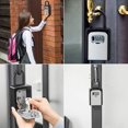 thumbnail image 5 of Portable Key Safe With Detachable Shackle (no Installation Required) Combination Padlock Key Box For Home, Office, Garage, Airbnb Rental (black), 5 of 5