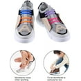 thumbnail image 3 of No Tie Shoe Laces, Elastic Shoe Laces for Sneakers, No Tie Shoelaces for Kids , Multi-Color Fashion Collocation, 12 Pcs/Pack(6+6), 3 of 7
