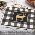 thumbnail image 6 of Highland Home "Lodge Life" 4-Pack Reversible Easy Care Plastic Placemats, 6 of 7