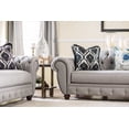 thumbnail image 3 of Furniture of America Isabella Transitional Tufted Fabric Sofa in Gray, 3 of 4