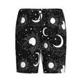 thumbnail image 4 of Easygdp Crescent and Stars Men's Short Pajama Pants, Sleep Shorts, Household Pants, Casual Pants with Pockets - 4X-Large, 4 of 9