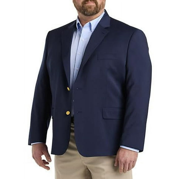 Italian Wool Stretch Blazer Navy 48