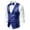 Blue, variant on Vest for Men's Fashion Sequins Vest Jacket with Bow Tie,Clearance Sale V-Neck Sleeveless Business Wedding Suit Vests Waistcoat