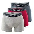 thumbnail image 1 of MUSTANG boxers hombre, pack de 3 - retro shorts, pantalones, true denim Azul/Gris/Rojo M (Medium), 1 of 7