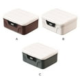 thumbnail image 2 of Ounissouiy Caja con cerradura de alta capacidad, almacenamiento de aperitivos, medicamentos dispuestos y caja con cerradura, versátil para caja Almacenamiento y organización del hogar Blanco, 2 of 6