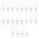 thumbnail image 1 of 2025 Latest Model 20 Pcs Metal Clip Coat Hangers Clothes Pegs, 1 of 5