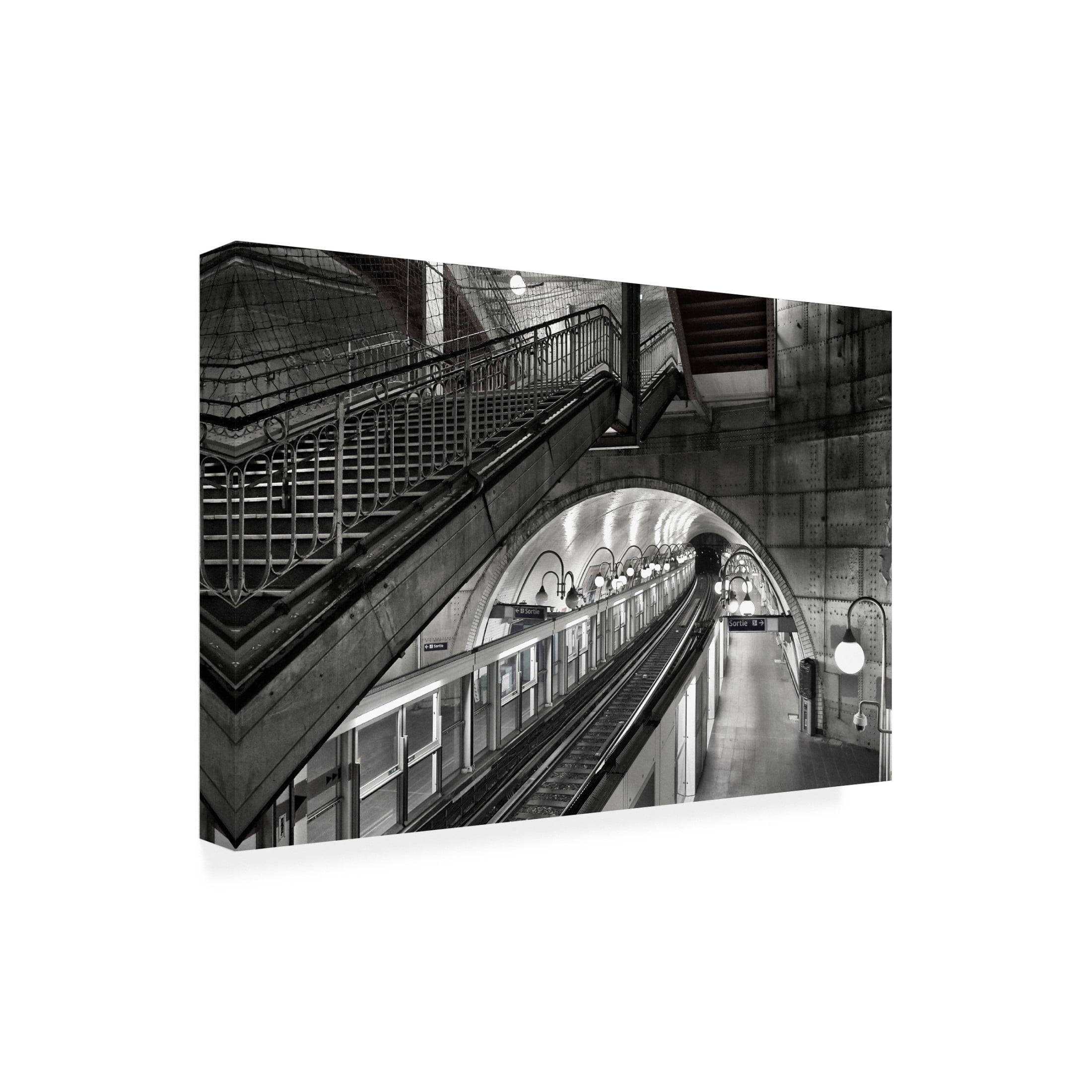 Trademark Fine Art Renate Reichert Metro Paris Canvas Wall Art