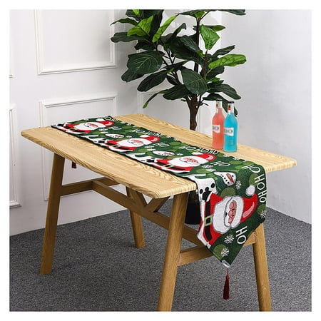 

Ciaoed New Christmas decoration Christmas table flag creative Christmas table cloth dinner mat Christmas table decoration home decoration one for sale A 185*35cm
