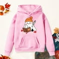 thumbnail image 5 of KPOPLK Baby Toddler Boys Girls Sherpa Fleece Lined Jacked Sweatshirt Fall Winter Autumn Warm Clothes with Hoodie(8-9 Years,Pink), 5 of 6