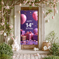 thumbnail image 5 of Happy 14th Birthday Celebration Backdrop Background Banner Party Supplies Decoration Photography Props Gift Balloon Décor, 5 of 8