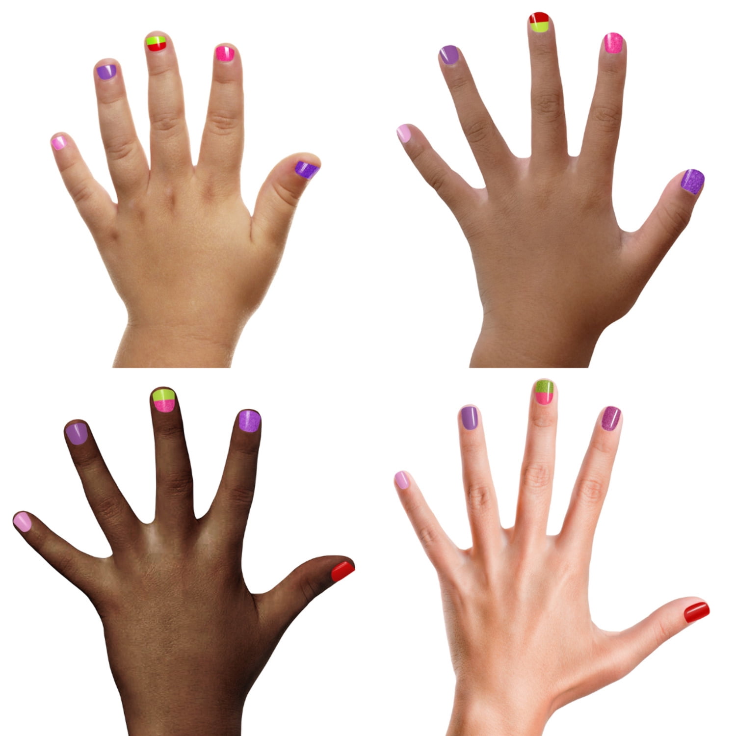 Piggy Paint Loud & Proud Gift Set, 6 full-size 0.5 oz. Kid-friendly Nail Polishes
