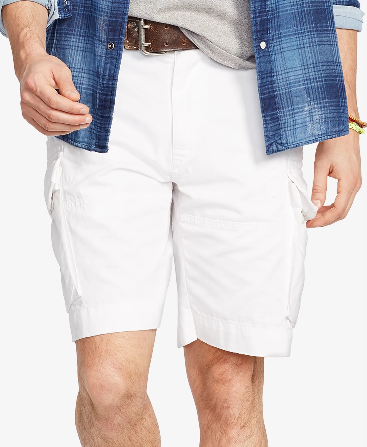 Classic Fit Chino Cargo Shorts 