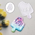 thumbnail image 4 of Molde de silicona con arena movediza para hacer joyas, llavero hecho a mano para niñas y mujeres. helado, 4 of 9