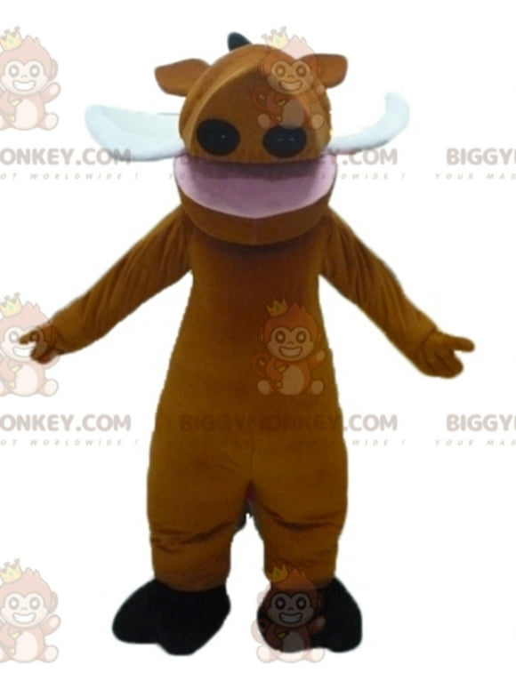 BIGGYMONKEY Mascot Costume Famous Pumba Warthog From The Lion King Cartoon
