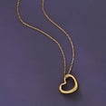 thumbnail image 5 of Ross-Simons Italian 14kt Yellow Gold Heart Pendant Necklace, Women's, Adult, 5 of 6