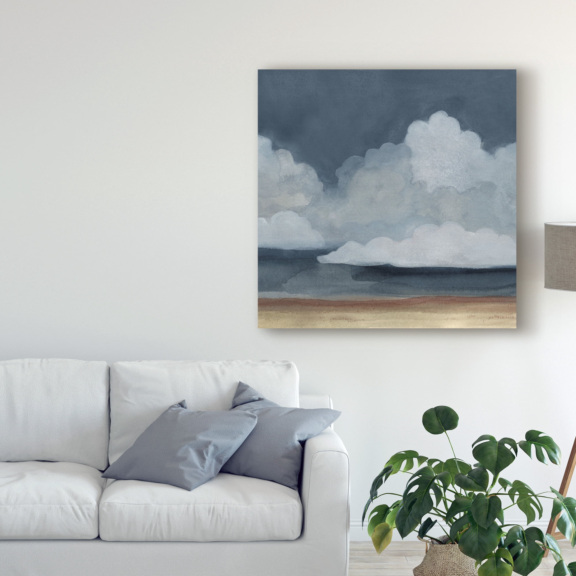 Trademark Fine Art 'Cloud Landscape IV' Canvas Art by Emma Scarvey