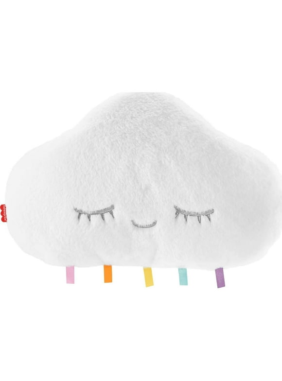 Fisher-Price Twinkle & Cuddle Cloud Soother Baby Sound Machine with Music & Lights, Multicolor