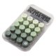 thumbnail image 2 of Calculadora de teclado mecánico, calculadora de escritorio transparente y bonita de 10 dígitos para Verde, 2 of 9