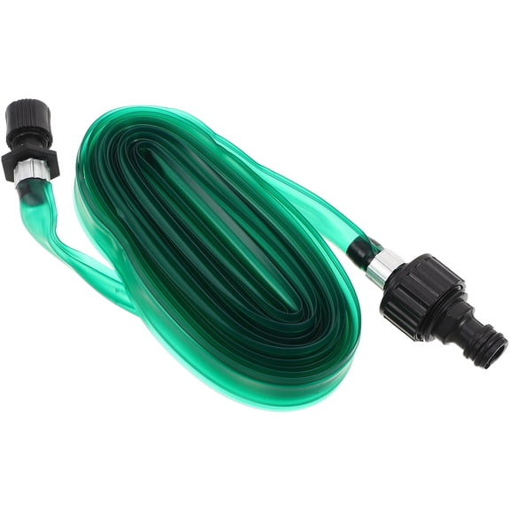 LOLIPPYY Garden Flat Hose Green Heavy Duty for Weatherresistant Irrigation