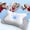 White, variant on Molbox Ergonomic Cervical Pillows,Memory Foam Sleeping Bed Pillow for Neck & Shoulder Pain Relief for Side Back Stomach Sleepers White