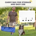 thumbnail image 6 of Neatifyes 4 Piece Dog Agility Training Equipment for Dog Agility Course with Adjustable Height Jump Bars, Included Carry Bag, & Displacing Top Bar, White, 6 of 9