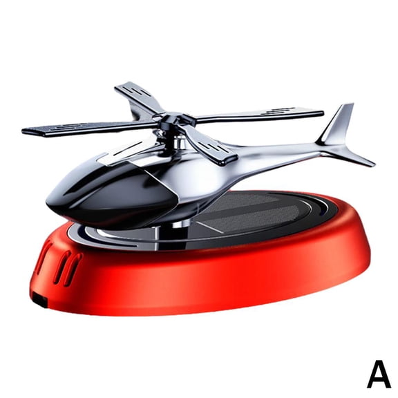 Helicopter Car Fresheners Rotating Solar Car Fresheners, Solar Powered Helicopter Scents Diffuser, Car Freshener Car Interior for Car