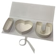 thumbnail image 1 of Caja de regalo de flores vacía Versátil i Heart U Cajas de embalaje Cartón Decorativo Blanco, 1 of 7