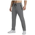 thumbnail image 4 of kamemir Work Pants Mens Pants Casual Men's Classic Fit Workday Smart Pants(Grey,XL), 4 of 6