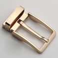 thumbnail image 3 of Pin Belt Buckle Rectangular Causal Reversible Slide Buckle Gold, 3 of 6