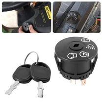 For John Deere X100 X300 Series Starter Ignition Switch with 2 Keys 4 Positions