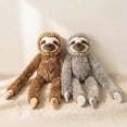 thumbnail image 2 of 20 in Long-Armed Sloth Plush Toy, Soft Stuffed Animal Sloth Doll for Cuddling and Creative Room Interior Decor, 2 of 9