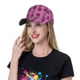 thumbnail image 5 of Honeii Tulips Flowers Print Hat, Women's Baseball Hat Unisex Fit, Baseball Cap,Adjustable One Size, 5 of 6
