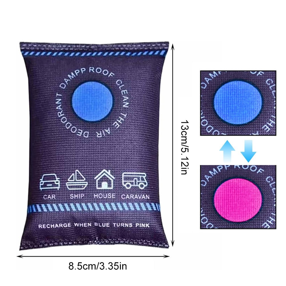 Venoro Reusable Silica Gel Car Dehumidifier Bags Windshield & Interior Moisture Control
