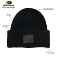 thumbnail image 3 of Mossy Oak Knit Cuffed Beanie, Black, 3 of 5