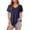 Dark Blue, variant on CAIXIA Workout Tops Womens V Neck Short Sleeve T Shirts Moisture Wicking Yoga Gym Running Hiking Athletic Tee,Navy