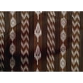 thumbnail image 4 of oneOone Coton Popeline Tissu Rayé Ikat Décor Tissu Imprimé BTY 42 Pouces de Large, 4 of 4
