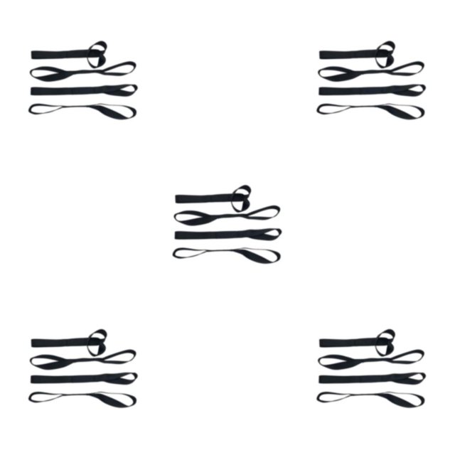 Kenally Tira de arrastre de nailon para playa, 4 Uds., estable y duradera para un rendimiento sólido, cordones pesados para colgar, Type2 NO2