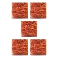 thumbnail image 2 of Papel triturado de hierba de rafia Bewildely suministros de embalaje de confeti de bricolaje naranja 5Conjunto, 2 of 6