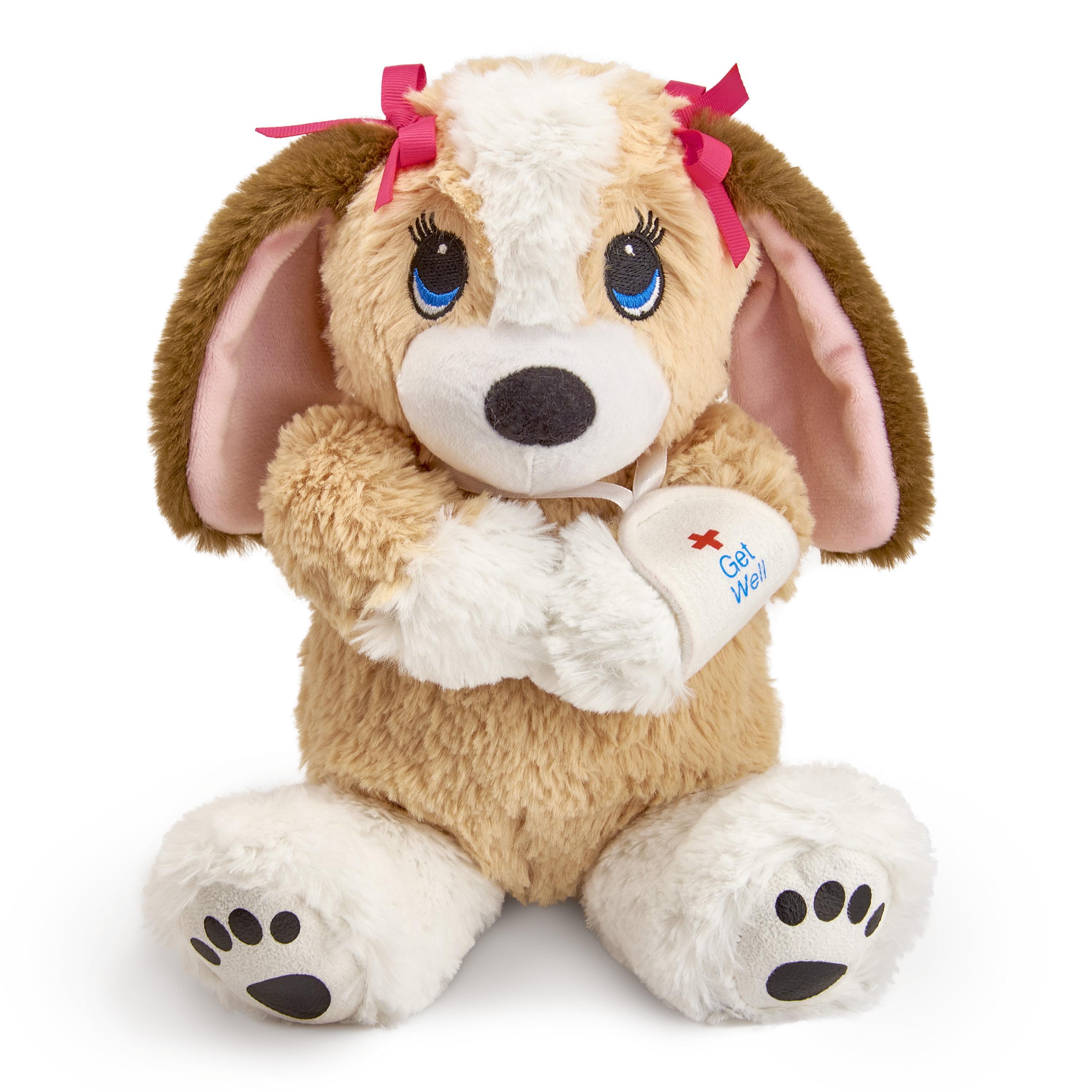 Get Well Plush Puppy Dog - Super Cute Large Stuffed Animal Toy - Big,  Fuzzy, Cozy & Fluffy Brown Puppy With Cast Arm - Comforting Stuff Animals  for Boys and Girls –