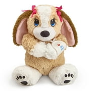 Get Well Plush Puppy Dog - Super Cute Large Stuffed Animal Toy - Big, Fuzzy, Cozy & Fluffy Brown Puppy With Cast Arm - Comforting Stuff Animals for Boys and Girls – Great Gift
