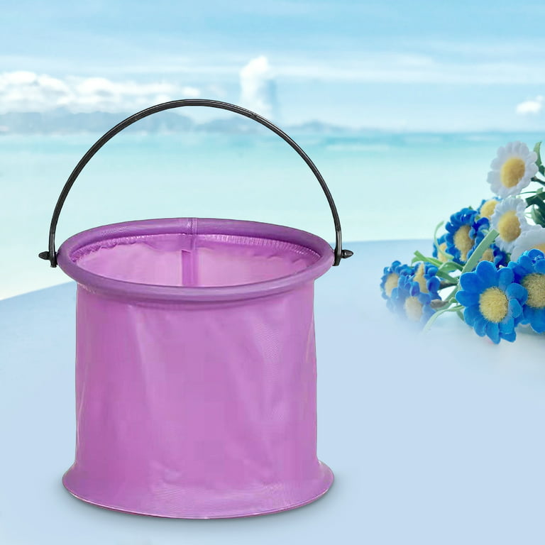  JOYIN Foldable Beach Bucket Set - 3 Packs Collapsible Toy  Buckets with Shovels and Mesh Backpack for Kids Toddlers Party, Camping  Gear, Travelling, Fishing Water Pail (Pink/Purple/Green) : Toys & Games
