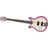 Daisy Rock Stardust Elite Left-Handed Bass Guitar Violet Burst