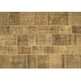 thumbnail image 1 of Ahgly Company Indoor Rectangle Patchwork Brown Transitional Area Rugs, 2' x 5', 1 of 4