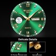 thumbnail image 5 of WLISTH S931 Elegante reloj clásico para parejas Reloj de pulsera de cuarzo multifuncional Abanopi Mirar, 5 of 5