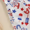 thumbnail image 6 of Okbabeha Toddler Boy Girl 4th Of July Outfits American Flag Ice Cream/Firework Shorts Overalls Jumpsuit Kids Summer Clothes, 6 of 7