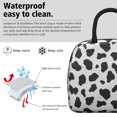 thumbnail image 3 of Cow Print Pattern Insulated Leakproof Lunch Box for Work, Lunch Bag for Women Men, Loncheras Para Mujer for Beach Travel Picnic Camping, 3 of 6