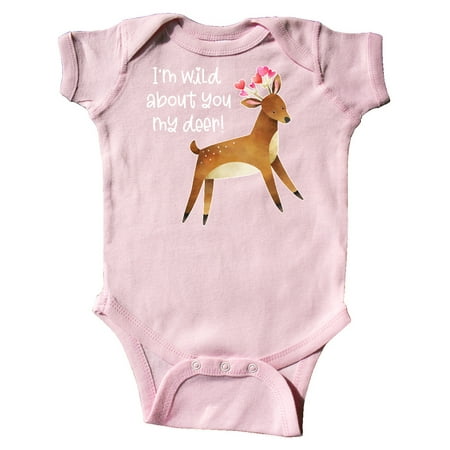 

Inktastic I m Wild About You My Deer Gift Baby Boy or Baby Girl Bodysuit